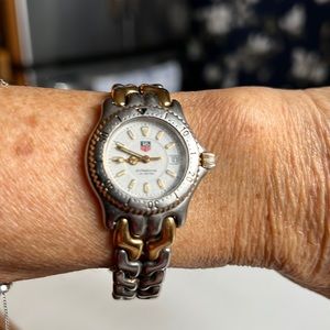 Tag Heuer two tone sports elegance watch